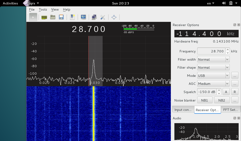 gqrx screenshot